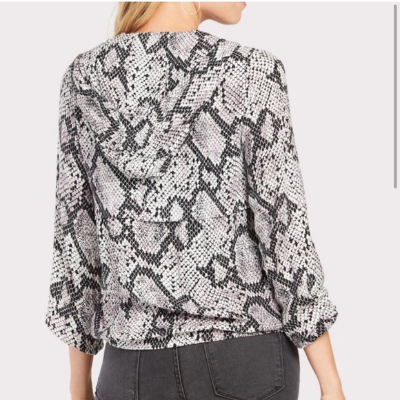 Chaser Snake Print Utility Bomber Jacket - Picture 3 of 6